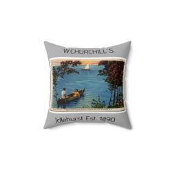 Vintage Landscape Square Pillow